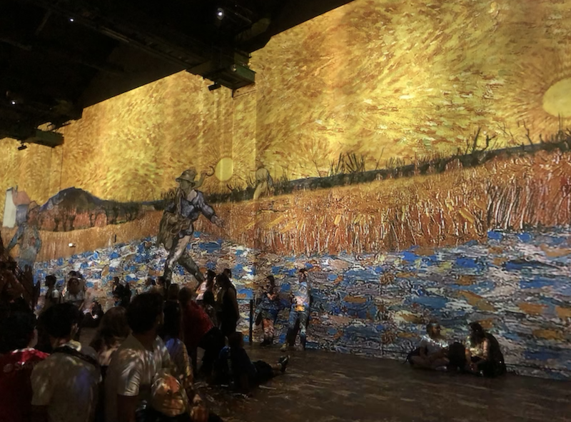 atelier des lumieres van gogh a parigi