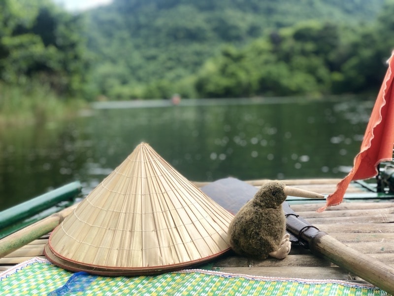 trang an barca nel parco naturale del vietnam