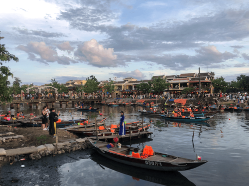 Hoi an lanterne barche fiume tour